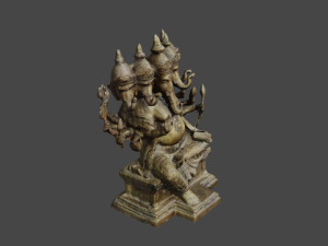 Ganesha 5 Heads C4D added 3D Model