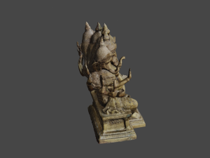 Ganesha 5 Heads C4D added 3D Model