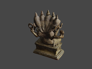 Ganesha 5 Heads C4D added 3D Model