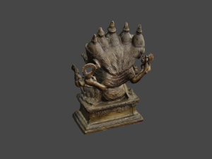 Ganesha 5 Heads C4D added 3D Model