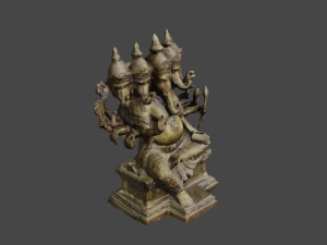 Ganesha 5 Heads C4D added 3D Model