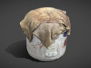 Rice cooker C4D added 3D Model