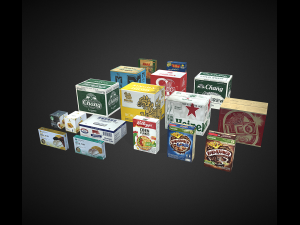Carton boxThai product 3D 模型