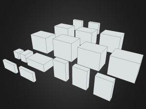 Carton boxThai product 3D 模型