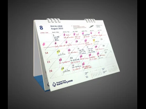 Calendar Thai 3D Model