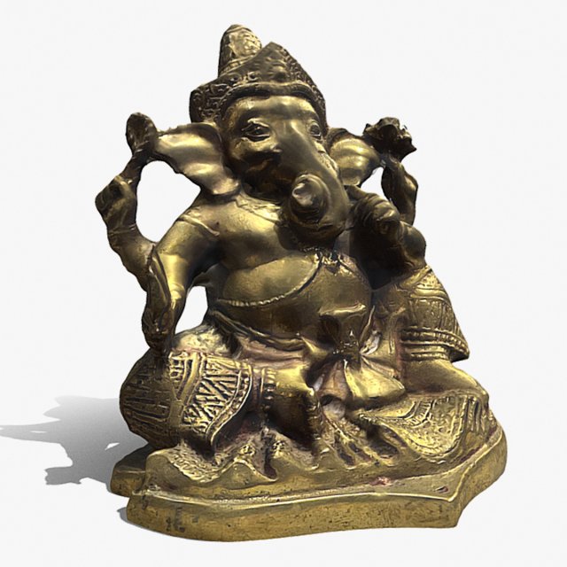 Ganesha 2 Modèle 3D .c4d .max .obj .3ds .fbx .stl .blend 