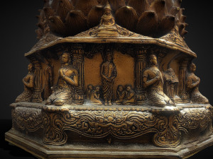 Buddha 5 High Res 3D Модель