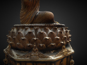 Buddha 5 High Res 3D Модель