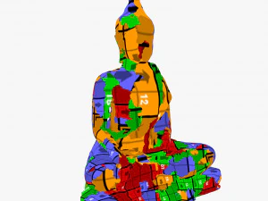 Budda 6 Modello 3D