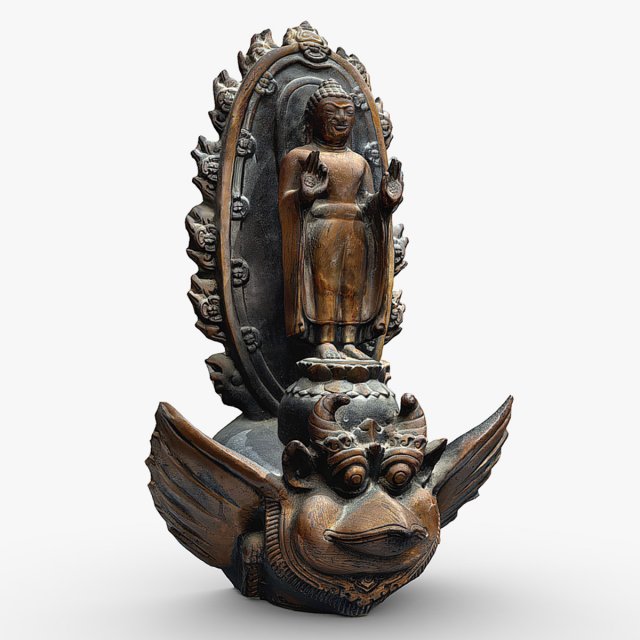 Buddha 8 3D मॉडल .c4d .max .obj .3ds .fbx .stl .blend 