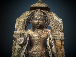 하누만 v2 3D 모델