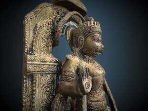 하누만 v2 3D 모델