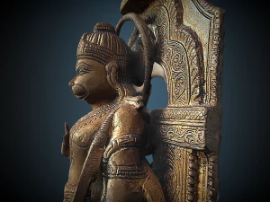 하누만 v2 3D 모델