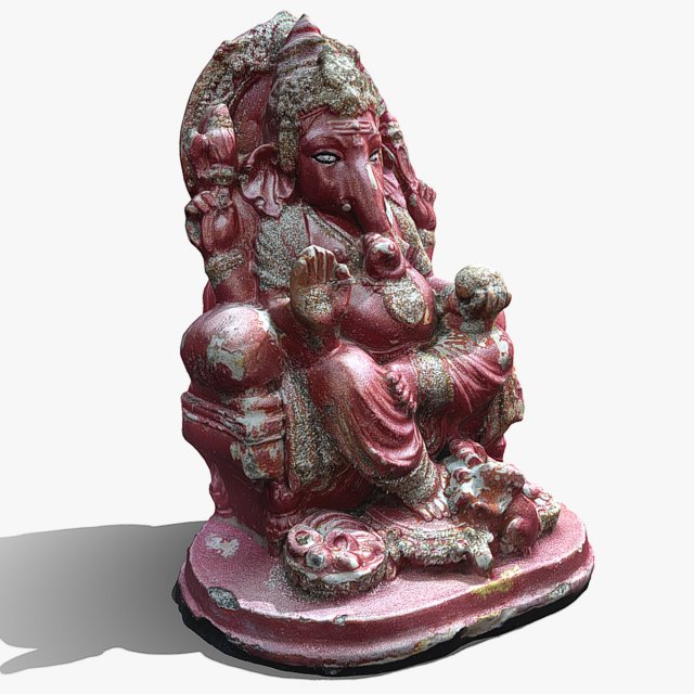 Ganesha 5 Modelo 3D .c4d .max .obj .3ds .fbx .stl .blend 