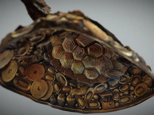 Feng Shui Dragon Turtle 3D Model