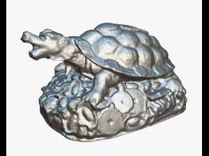 Feng Shui Dragon Turtle 3D Model