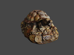 Feng Shui Dragon Turtle 3D Model