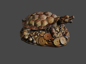 Feng Shui Dragon Turtle 3D Model