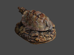 Feng Shui Dragon Turtle Modello 3D