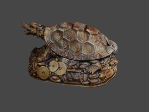 Feng Shui Dragon Turtle Modello 3D