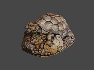 Feng Shui Dragon Turtle 3D Model