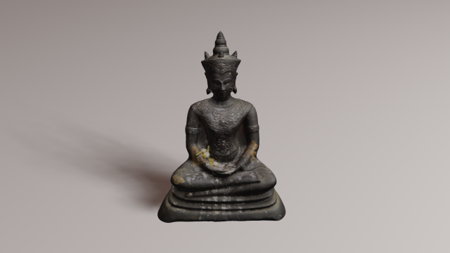 Buddha 4 3D Model .c4d .max .obj .3ds .fbx .stl .blend 