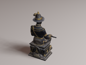The Great King Taksin 3D Model