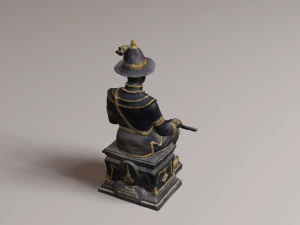 The Great King Taksin 3D Model