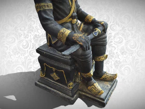 The Great King Taksin 3D Model