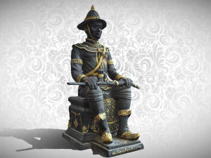 The Great King Taksin 3D Model