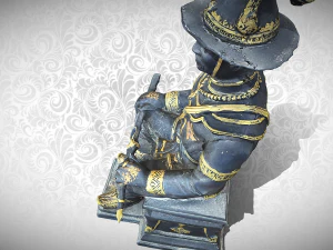 The Great King Taksin 3D Model