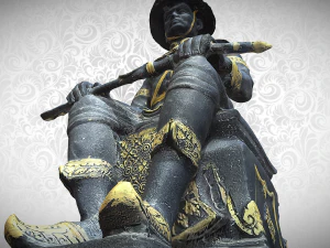 The Great King Taksin 3D Model