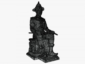 The Great King Taksin 3D Model