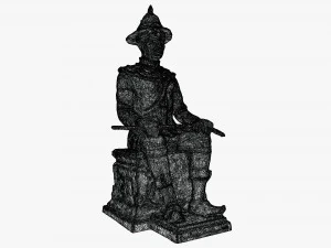 The Great King Taksin 3D Model