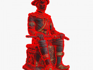 The Great King Taksin 3D Model