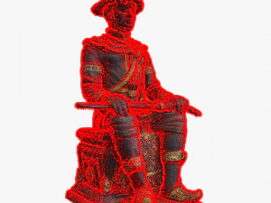 The Great King Taksin 3D Model