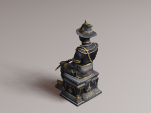The Great King Taksin 3D Model