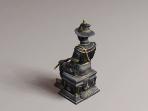 The Great King Taksin 3D Model