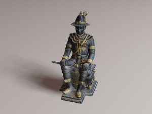 The Great King Taksin 3D Model