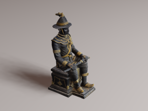 The Great King Taksin 3D Model