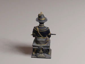 The Great King Taksin 3D Model