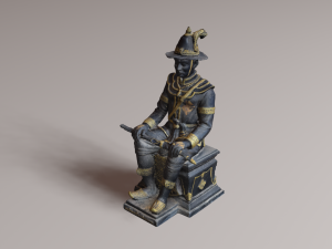 The Great King Taksin 3D Model