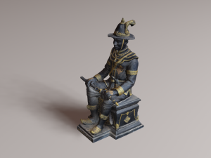 The Great King Taksin 3D Model