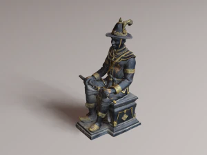 The Great King Taksin 3D Model