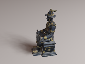 The Great King Taksin 3D Model