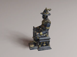 The Great King Taksin 3D Model