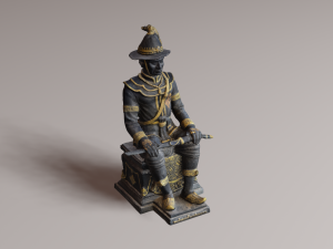 The Great King Taksin 3D Model