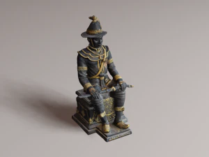 The Great King Taksin 3D Model