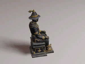 The Great King Taksin 3D Model