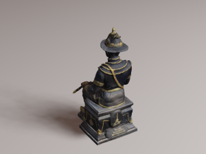 The Great King Taksin 3D Model